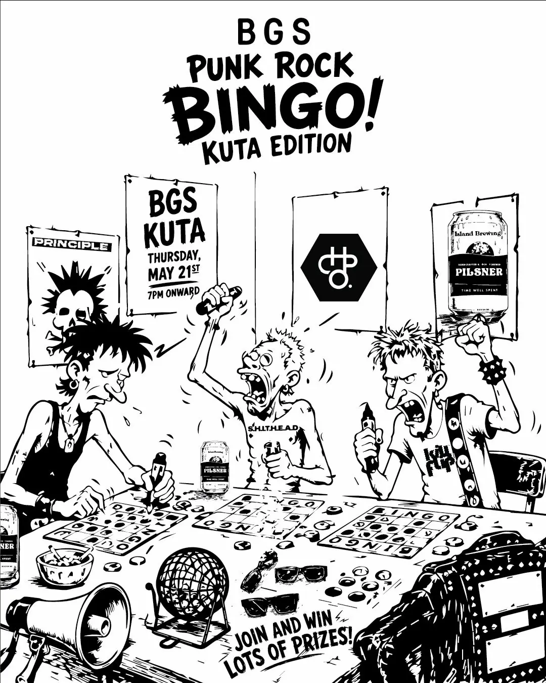 BGS Punk Rock Bingo Kuta Edition