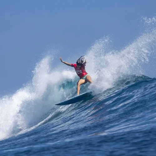 Thankful for the opportunity to compete at the WSL Krui Pro QS6000 🫶🏽 ended up finishing in th (2)